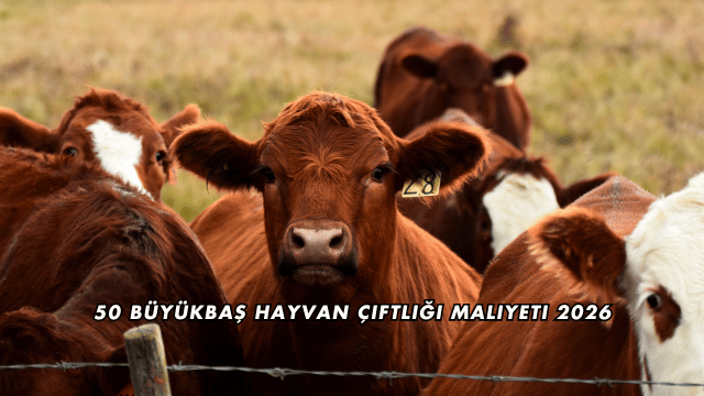 50 Büyükbaş Hayvan Çiftliği Maliyeti 2026