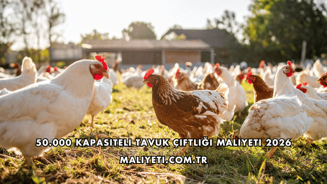 50.000 Kapasiteli Tavuk Çiftliği Maliyeti 2026