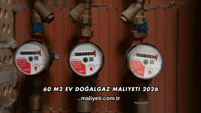 60 m2 Ev Doğalgaz Maliyeti 2026