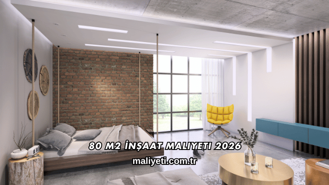 80 m2 İnşaat Maliyeti 2026