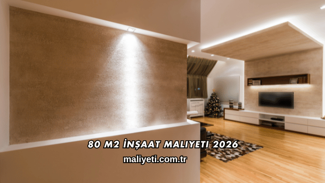 80 m2 İnşaat Maliyeti 2026