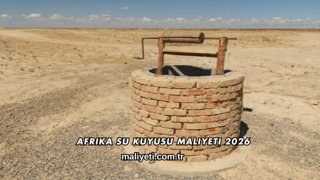 Afrika Su Kuyusu Maliyeti 2026
