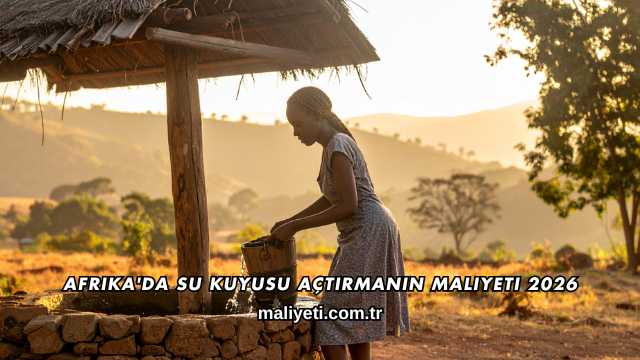 Afrika'da Su Kuyusu Açtırmanın Maliyeti 2026