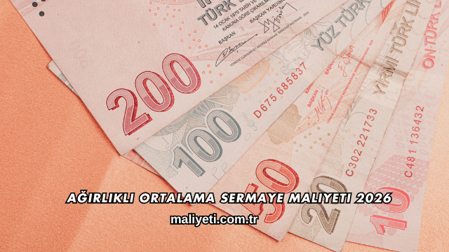 Ağırlıklı Ortalama Sermaye Maliyeti 2026