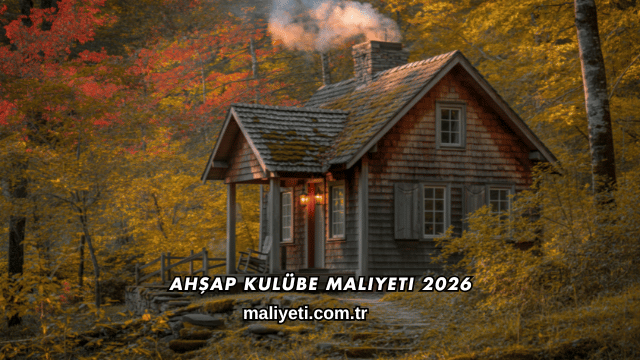 Ahşap Kulübe Maliyeti 2026