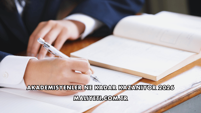 Akademisyenler Ne Kadar Kazanıyor 2026