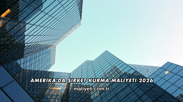 Amerika'da Şirket Kurma Maliyeti 2026