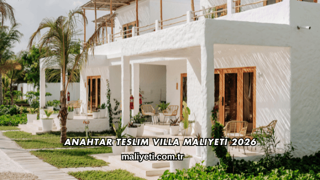 Anahtar Teslim Villa Maliyeti 2026