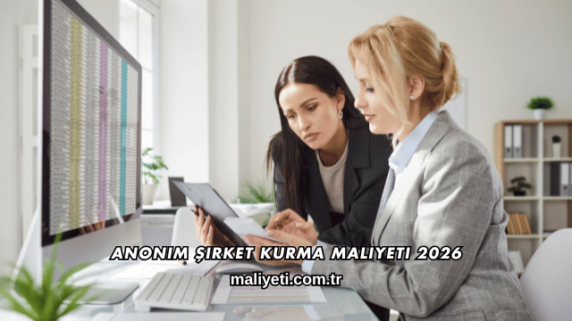 Anonim Şirket Kurma Maliyeti 2026