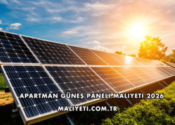 Apartman Güneş Paneli Maliyeti 2026