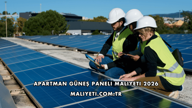 Apartman Güneş Paneli Maliyeti 2026