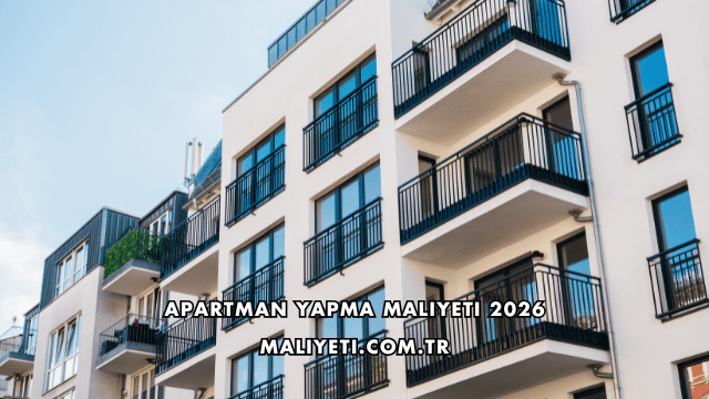 Apartman Yapma Maliyeti 2026