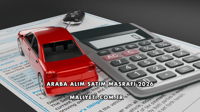 Araba Alım Satım Masrafı 2026
