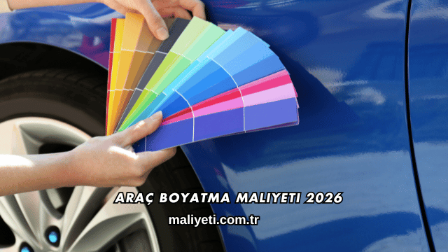 Araç Boyatma Maliyeti 2026