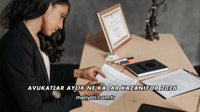 Avukatlar Aylık Ne Kadar Kazanıyor 2026