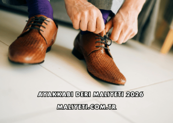 Ayakkabı Deri Maliyeti 2026