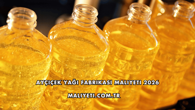 Ayçiçek Yağı Fabrikası Maliyeti 2026