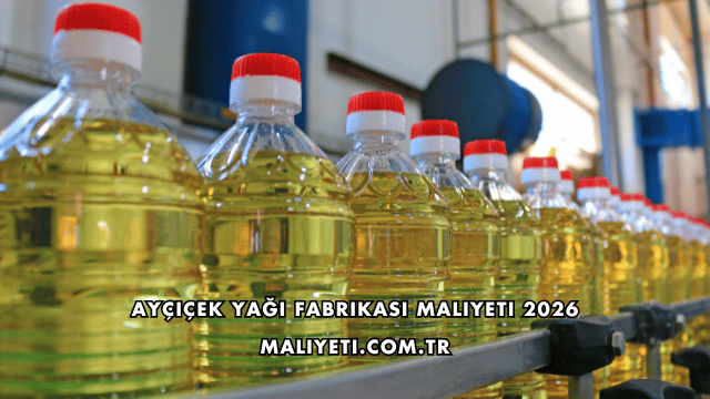 Ayçiçek Yağı Fabrikası Maliyeti 2026
