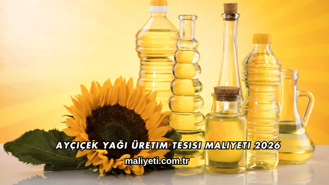 Ayçiçek Yağı Üretim Tesisi Maliyeti 2026
