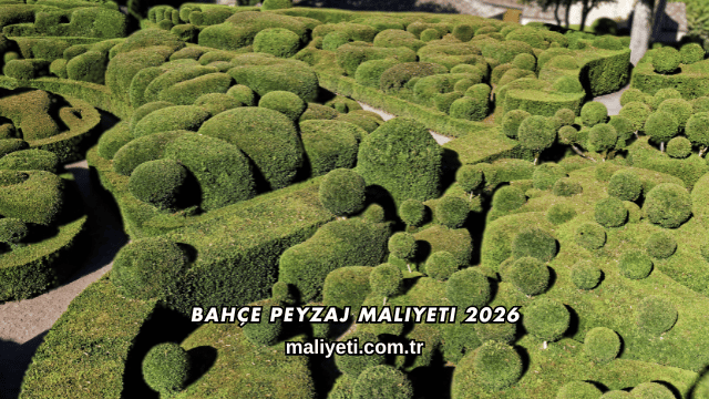 Bahçe Peyzaj Maliyeti 2026