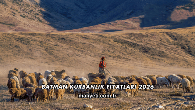 Batman Kurbanlık Fiyatları 2026