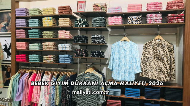 Bebek Giyim Dükkanı Açma Maliyeti 2026