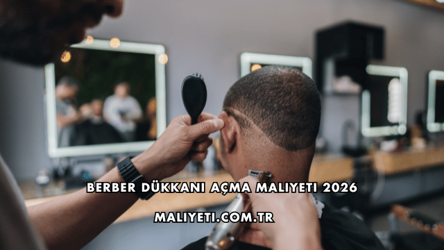 Berber Dükkanı Açma Maliyeti 2026