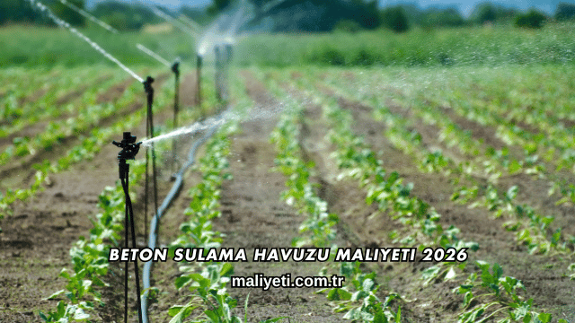 Beton Sulama Havuzu Maliyeti 2026