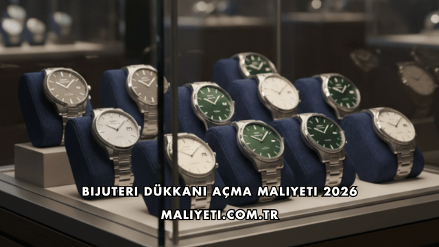 Bijuteri Dükkanı Açma Maliyeti 2026