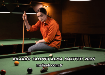 Bilardo Salonu Açma Maliyeti 2026