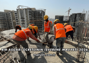 Bir Asgari Ücretlinin İşverene Maliyeti 2026
