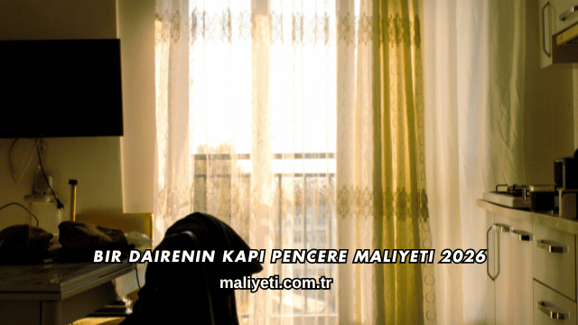 Bir Dairenin Kapı Pencere Maliyeti 2026