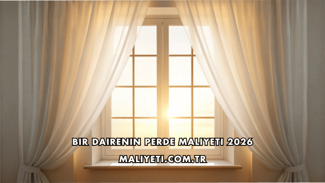 Bir Dairenin Perde Maliyeti 2026
