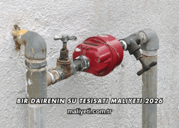 Bir Dairenin Su Tesisatı Maliyeti 2026