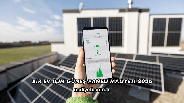 Bir Ev İçin Güneş Paneli Maliyeti 2026