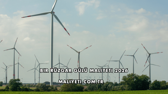 Bir Rüzgar Gülü Maliyeti 2026