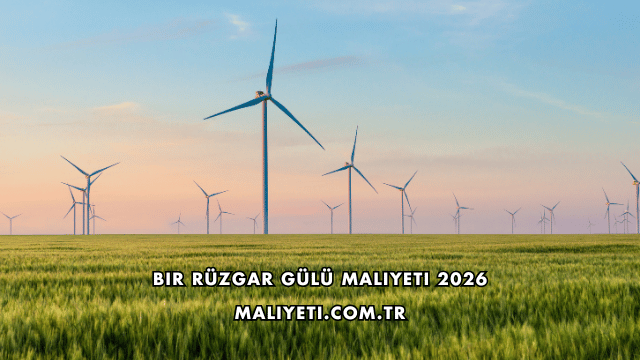 Bir Rüzgar Gülü Maliyeti 2026