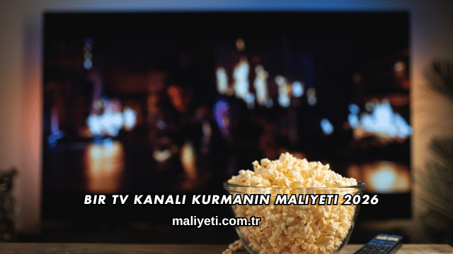 Bir TV Kanalı Kurmanın Maliyeti 2026