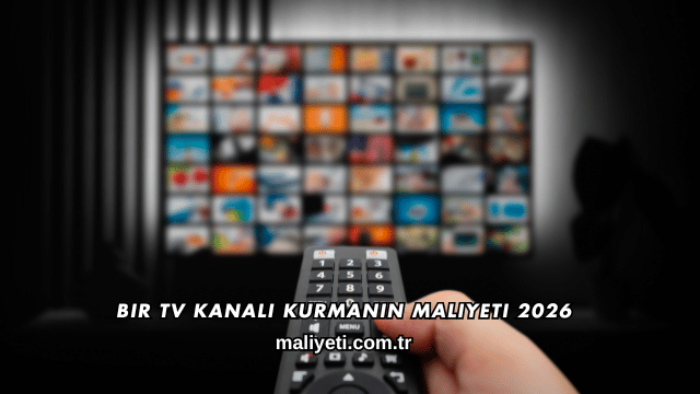 Bir TV Kanalı Kurmanın Maliyeti 2026
