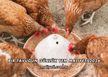 Bir Tavuğun Günlük Yem Maliyeti 2026
