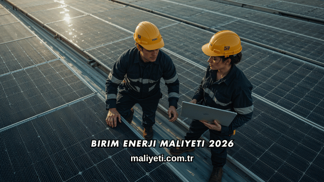 Birim Enerji Maliyeti 2026