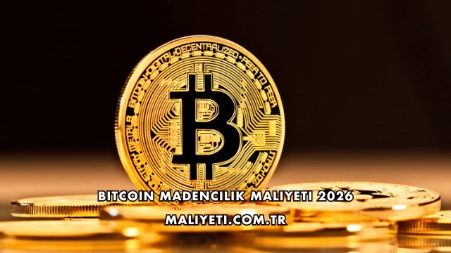 Bitcoin Madencilik Maliyeti 2026
