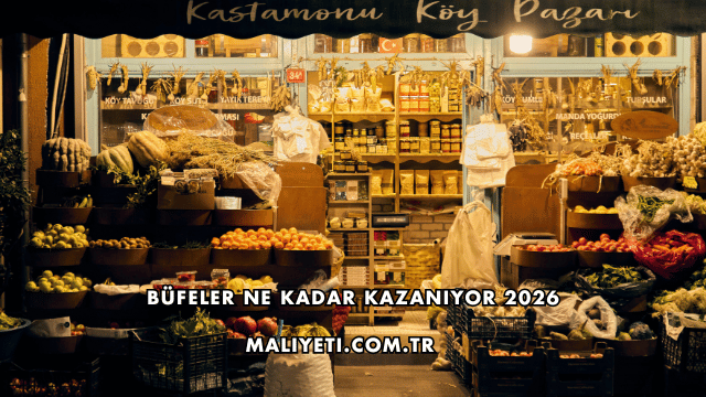 Büfeler Ne Kadar Kazanıyor 2026