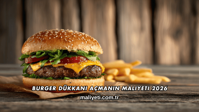 Burger Dükkanı Açmanın Maliyeti 2026