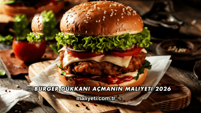 Burger Dükkanı Açmanın Maliyeti 2026