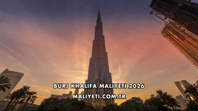 Burj Khalifa Maliyeti 2026