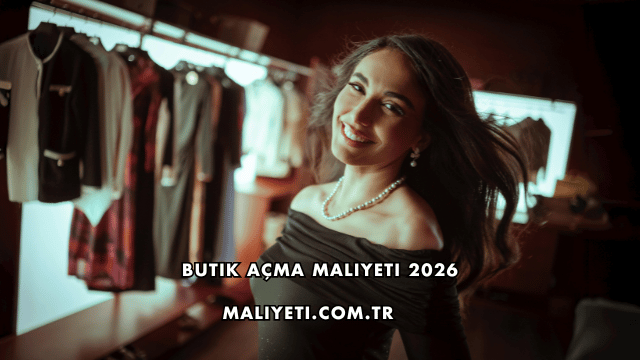 Butik Açma Maliyeti 2026