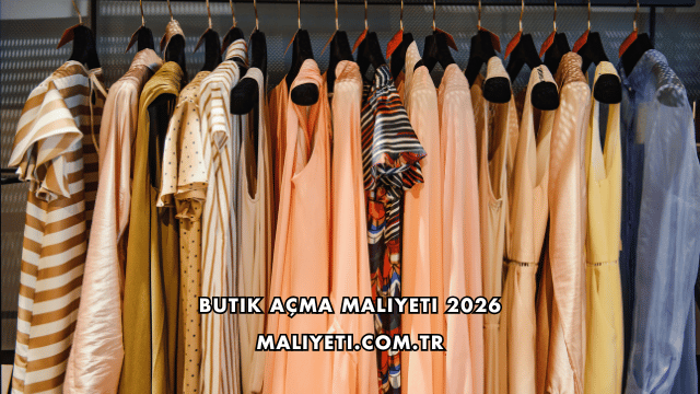 Butik Açma Maliyeti 2026