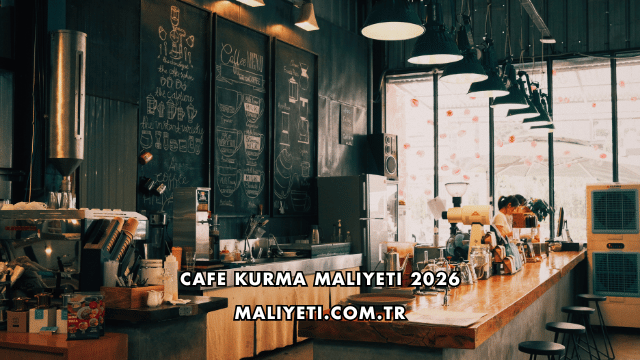 Cafe Kurma Maliyeti 2026