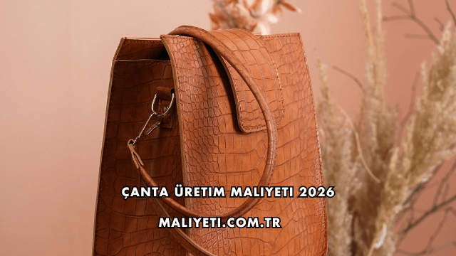 Çanta Üretim Maliyeti 2026